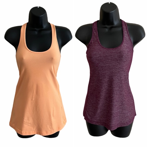 lululemon athletica Tops - 2 Lululemon Workout Cool Racerback Tanks